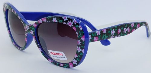 Női napszemüveg- Dasoon 8207 Cat.3 UV400 Blue flower